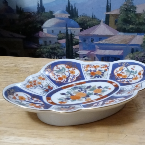 Vintage Asian Imari Oval Dish Andrea by Sadek&Oval Casserole Both Made Japan.🍜 - Picture 3 of 15